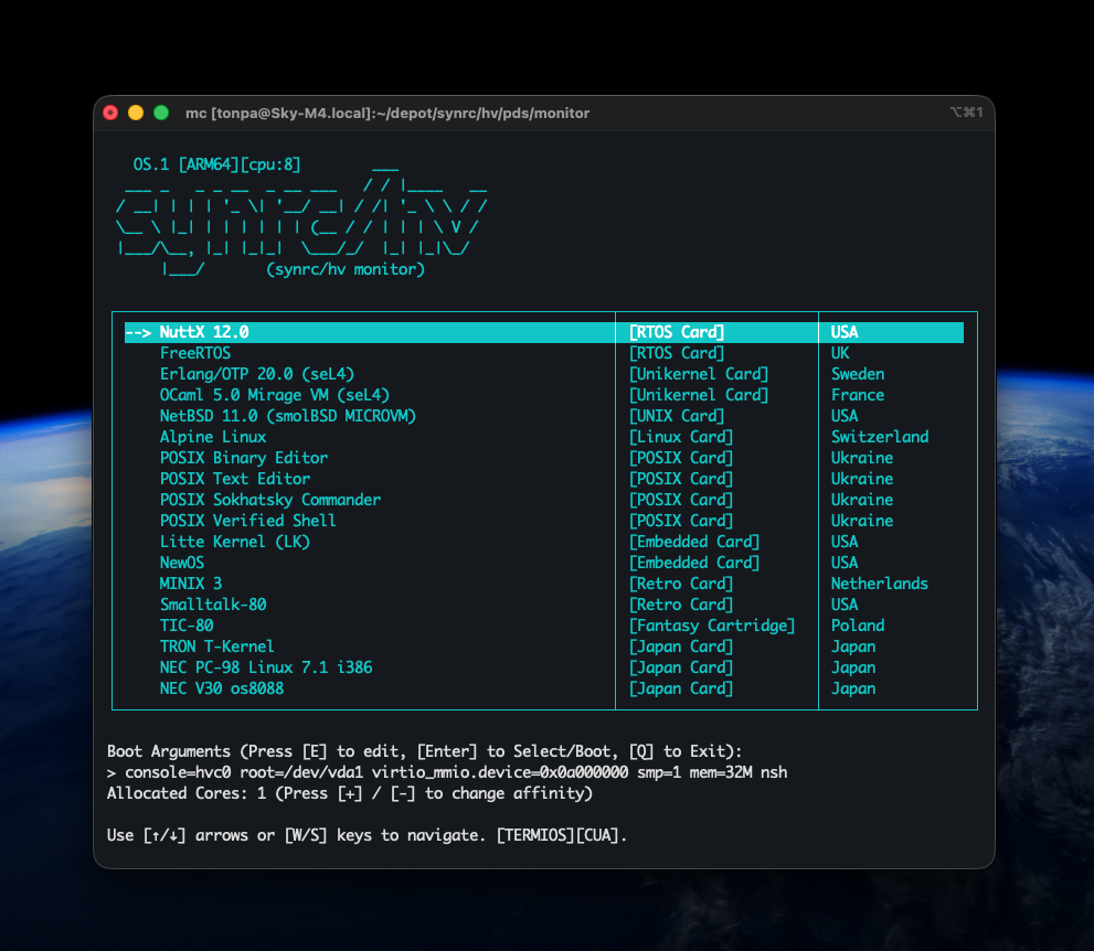 Bootloader Menu